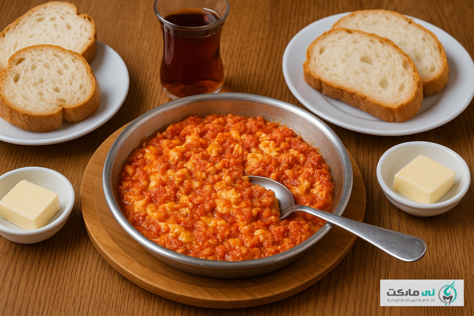 صبحانه املت گوجه برای آرتروز زانو