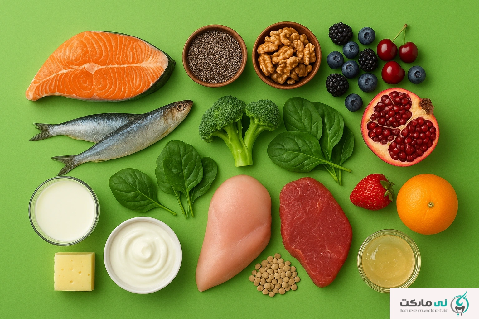 غذاهای مفید برای دیسک کمر