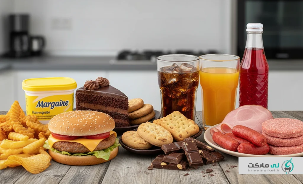 غذاهای مضر برای آرتروز زانو