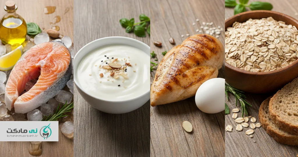عکس غذاهای ضدالتهاب برای زانو