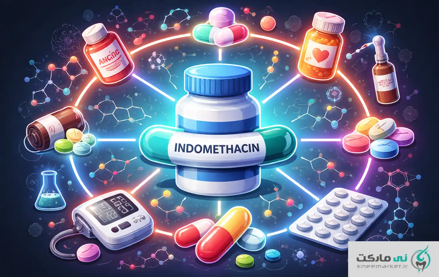 تداخل های دارویی ایندومتاسین
