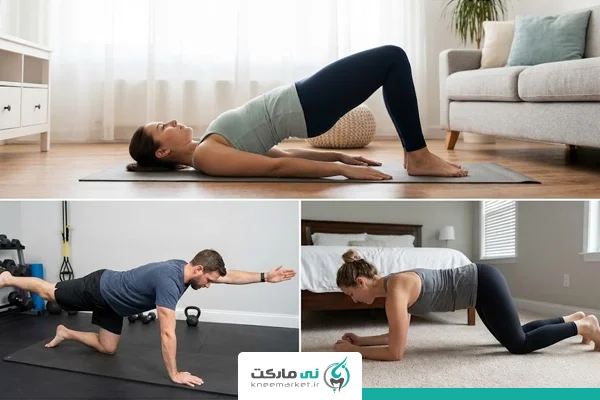 حرکات تقویتی برای پیشگیری از درد سیاتیک | نی مارکت